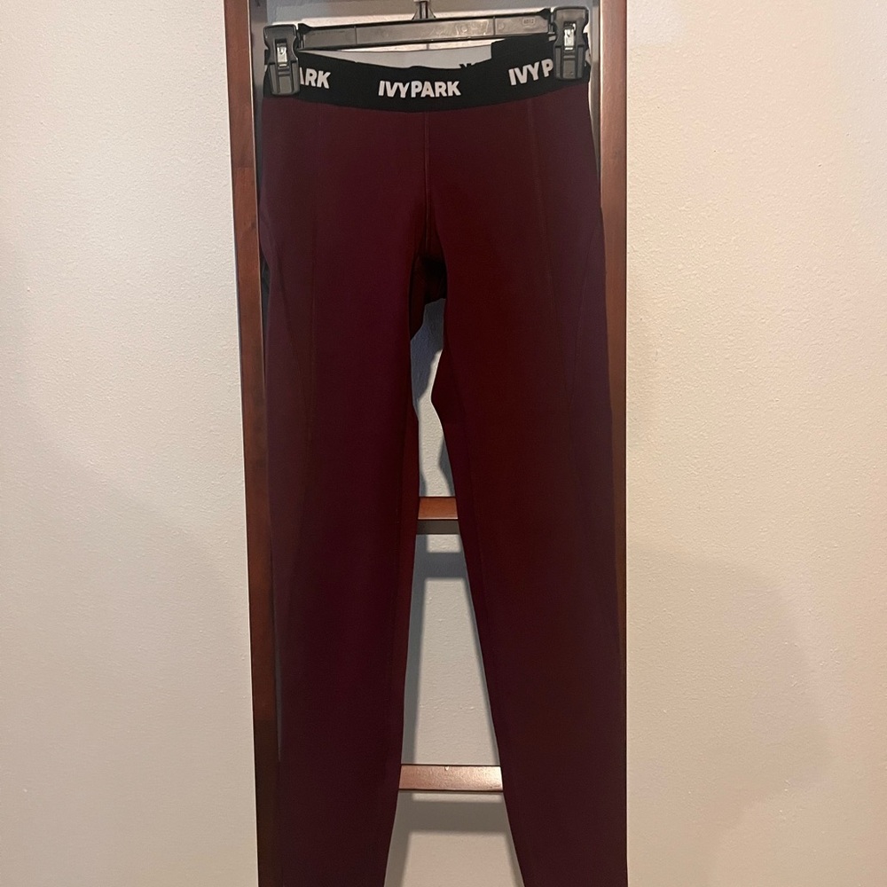Ivy Park Burgundy Leggings